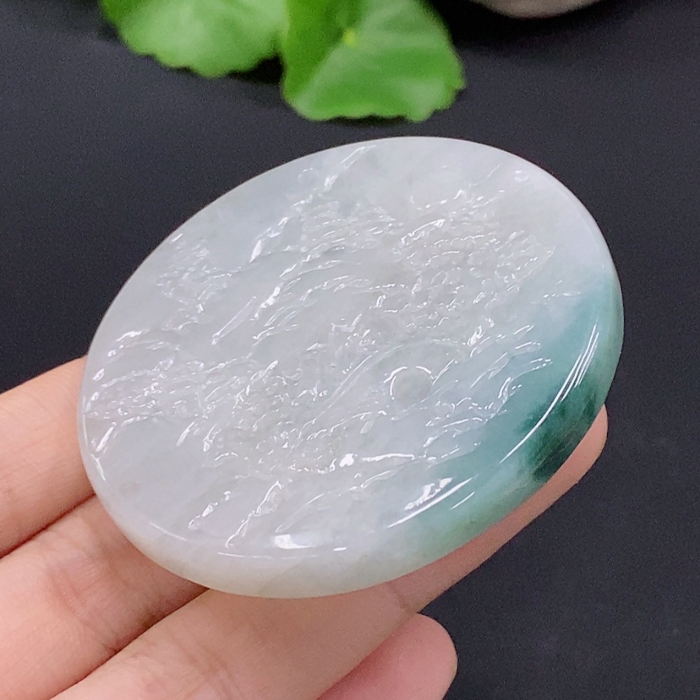 F31629248 JadeiteLandscape Pendant Total Weight Approx. 44.68g