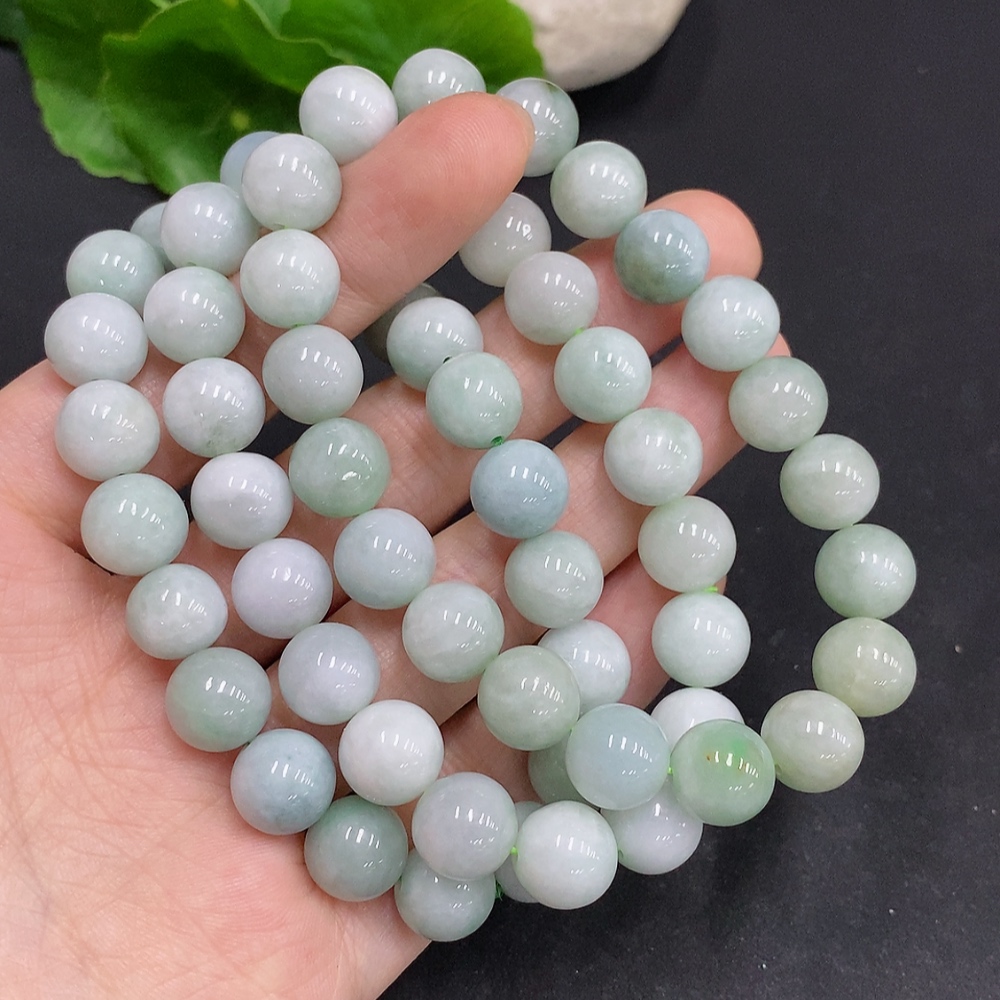 F33876557 Jadeite Bead Bracelet One Lot Sale