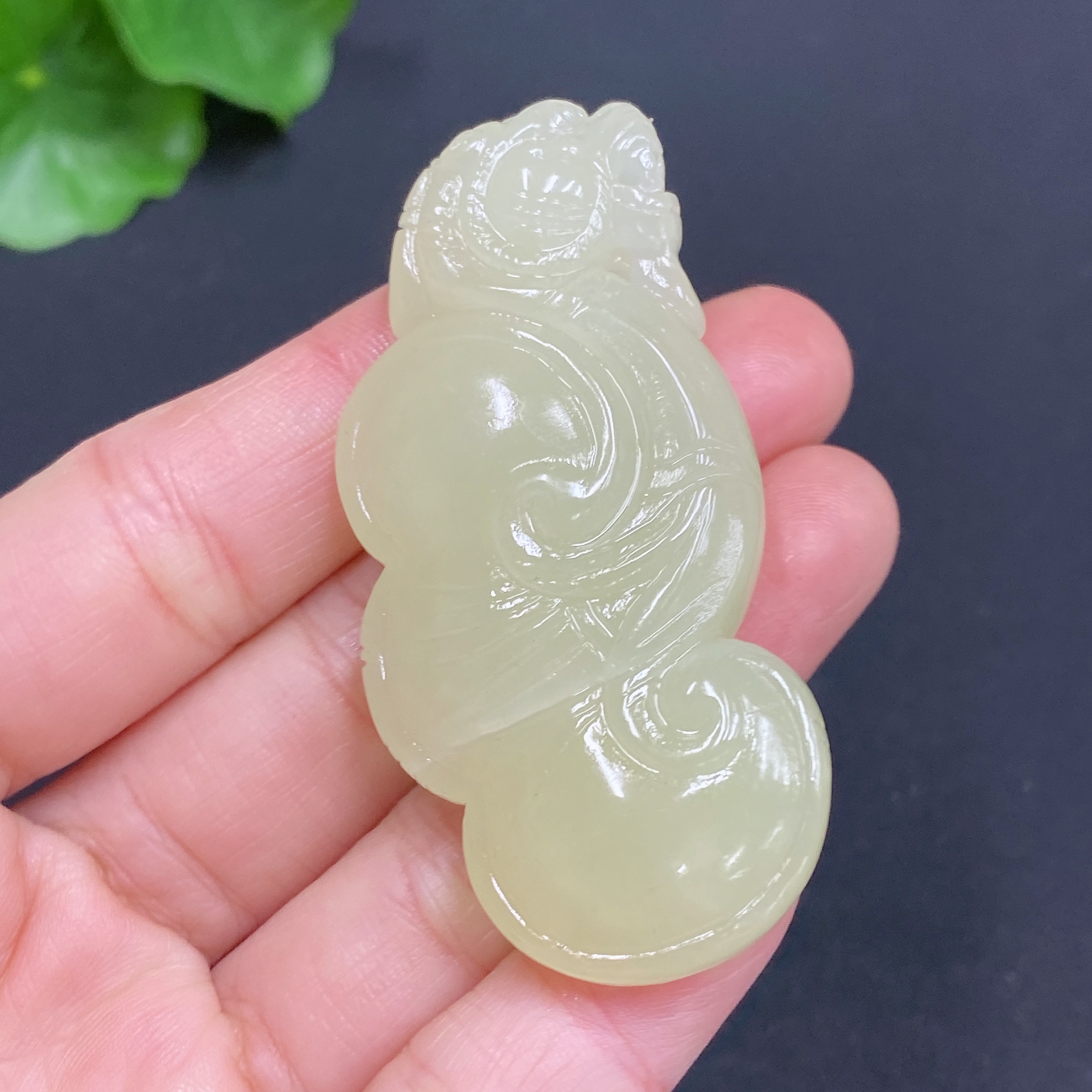 H24794727 Hetian Jade Pendant Ruyi Total weight about 30g