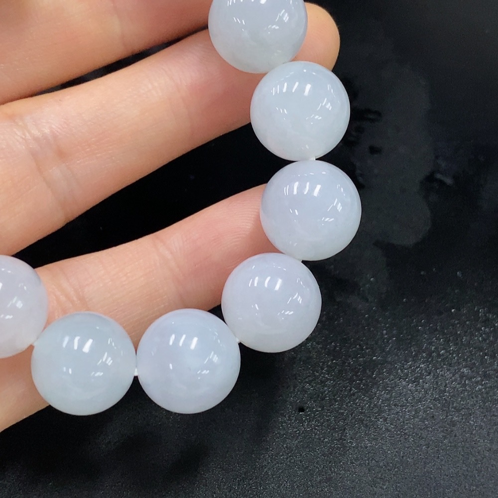 F27172040 Jadeite Bracelet Size 12.2mm Approx. Total Weight About 51.73g