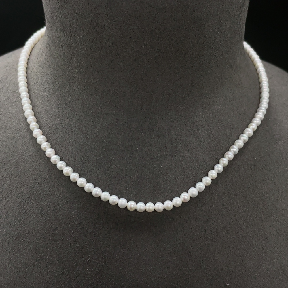 C20286806 Pearl Necklace Non-Gold Setting Total Weight Approx. 9.47g Size Approx. 4.0mm