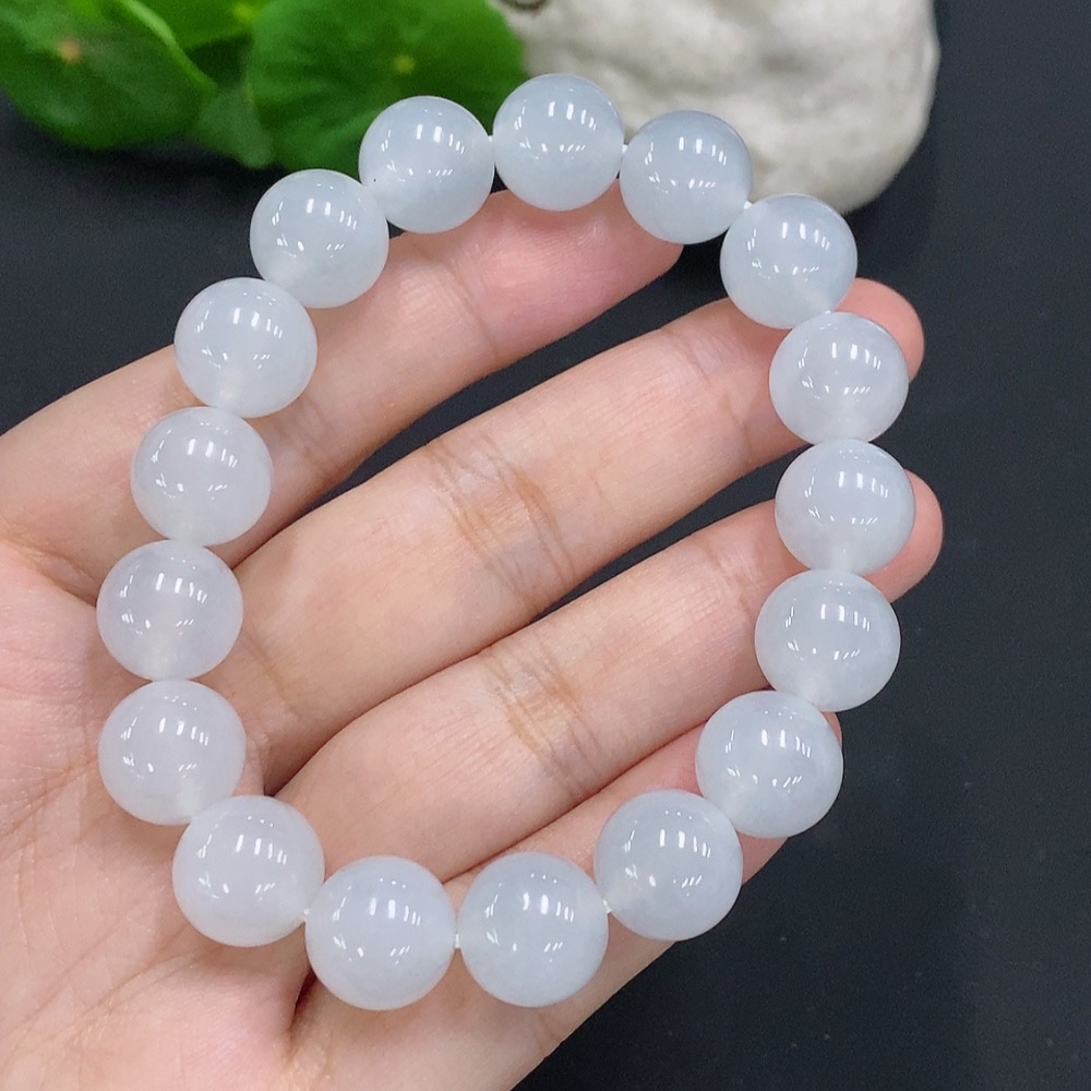 F32825102 Jadeite Beaded Necklace Approx.11.7mm Total Weight Approx.49.3g