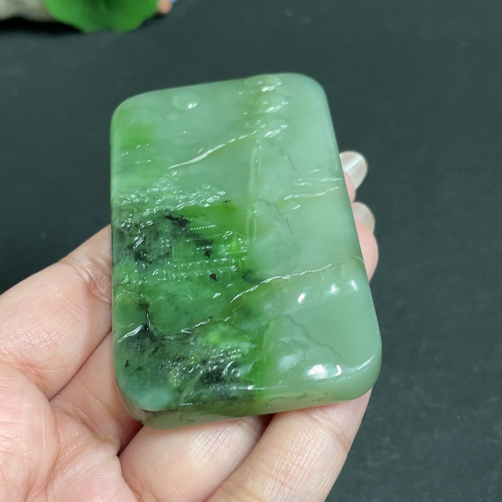 H28309881 Hetian Jade Pendant Guanyin Total Weight Approx. 89.3g