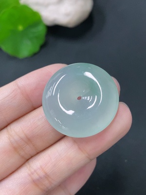 F33829585 JadeitePendant Peace Buckle, Total Weight Approx. 8.6g