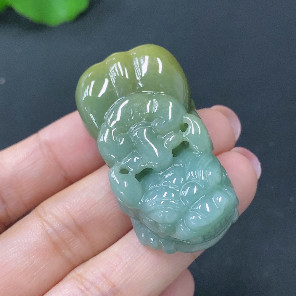 F28200234 Jadeite Pi Xiu Pendant Total Weight Approx. 29.8g