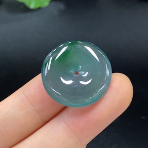 F23562259 Jadeite Safety Button Pendant Total Weight 4.244g