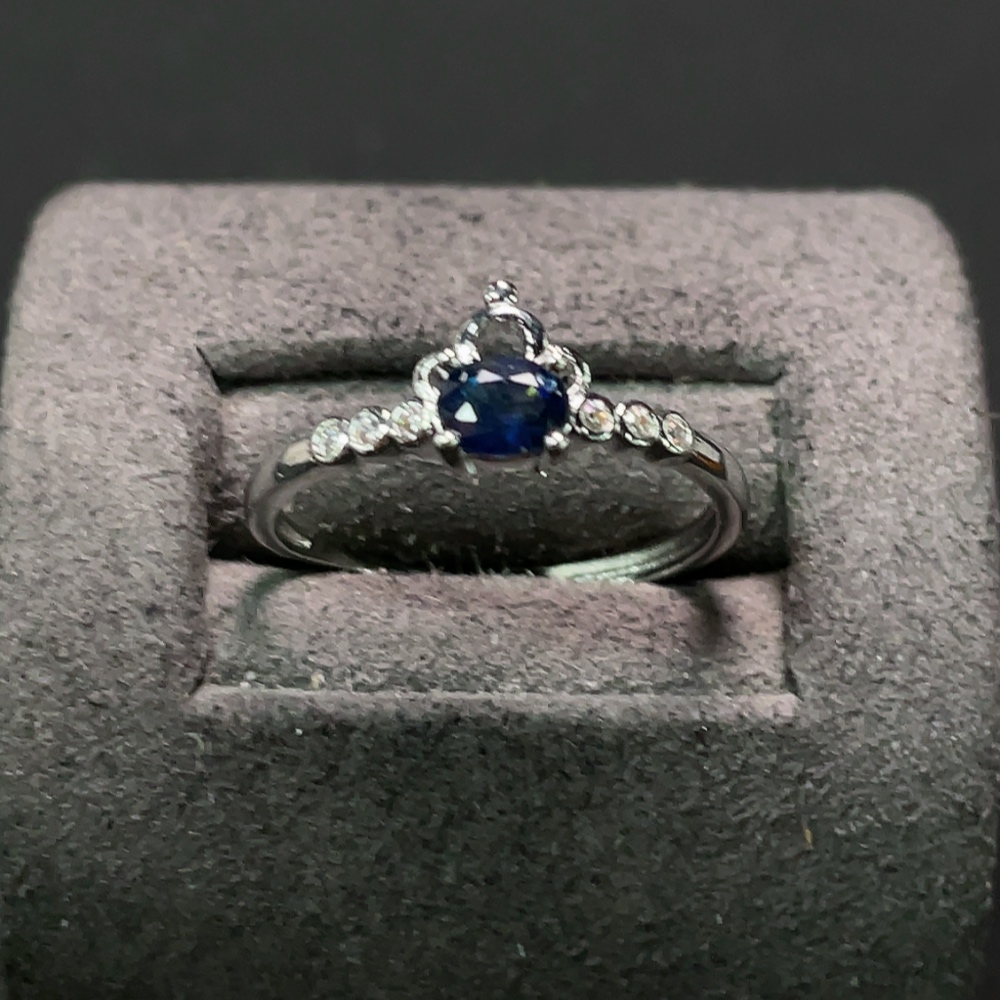 C23576481 Sapphire Ring Total Weight Approx.1.25g Non-Gold Setting