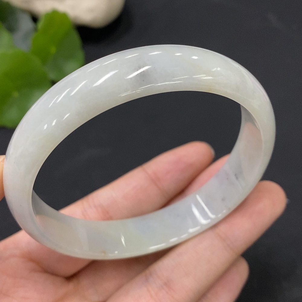 F27179453 Jadeite round bracelet total weight approx. 42.8g size 60
