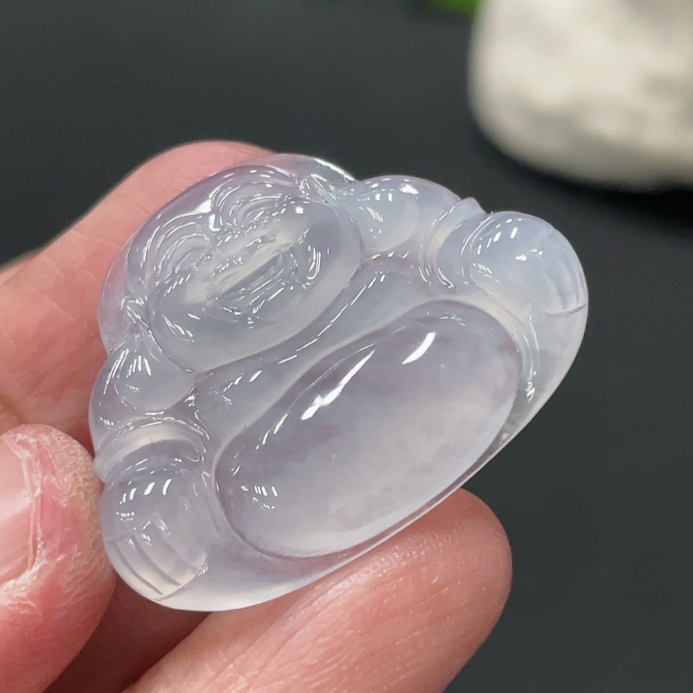 F33909914 Jadeite Pendant Buddha, Total Weight Approx. 5.5g