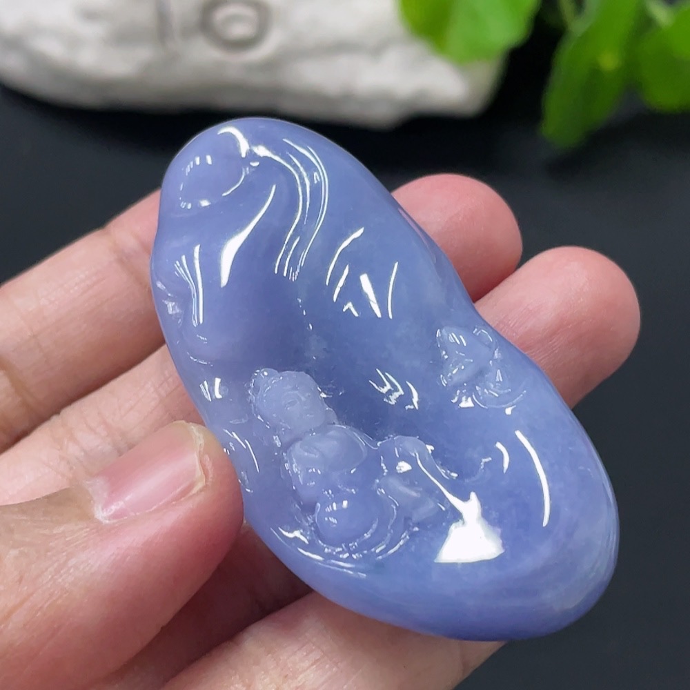 F28271929 Jadeite Guanyin Pendant, Total Weight Approx. 36.7g