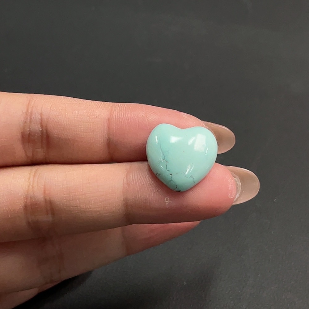 C22440966 Turquoise Inlay Total Weight Approx. 2.09g Containing Other Mineral Components