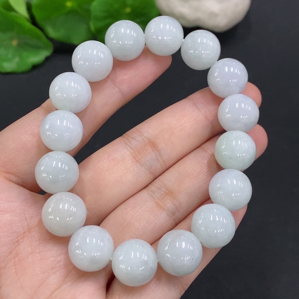 F34962497 Jadeite Bracelet Total Weight Approx. 52.6g Size 12.4mm