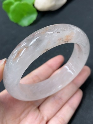 H41945389 非洲翠（独龙玉）正圈手镯  圈口61.7   货品总重约78g
