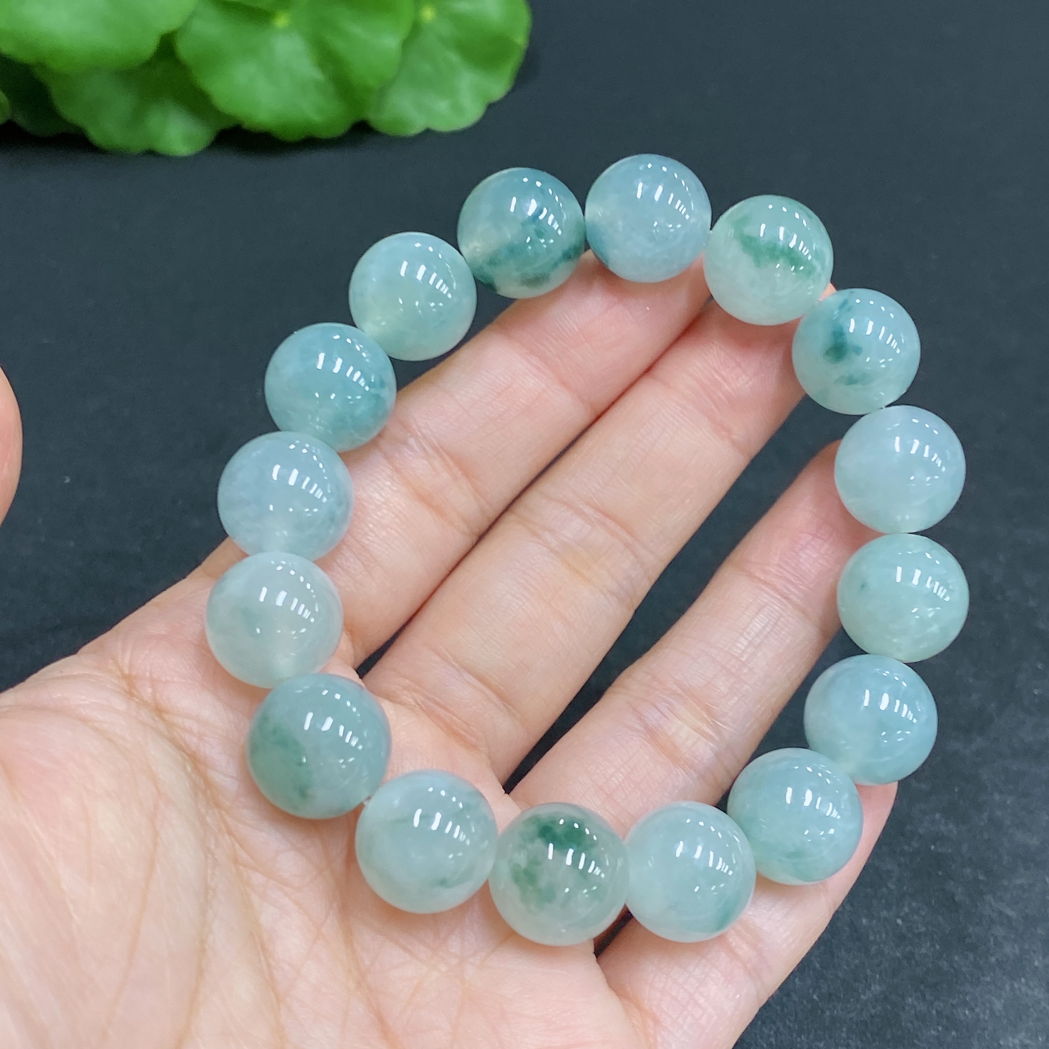 F33939200 Jadeite Bracelet Approx.12mm Total Weight Approx.54g