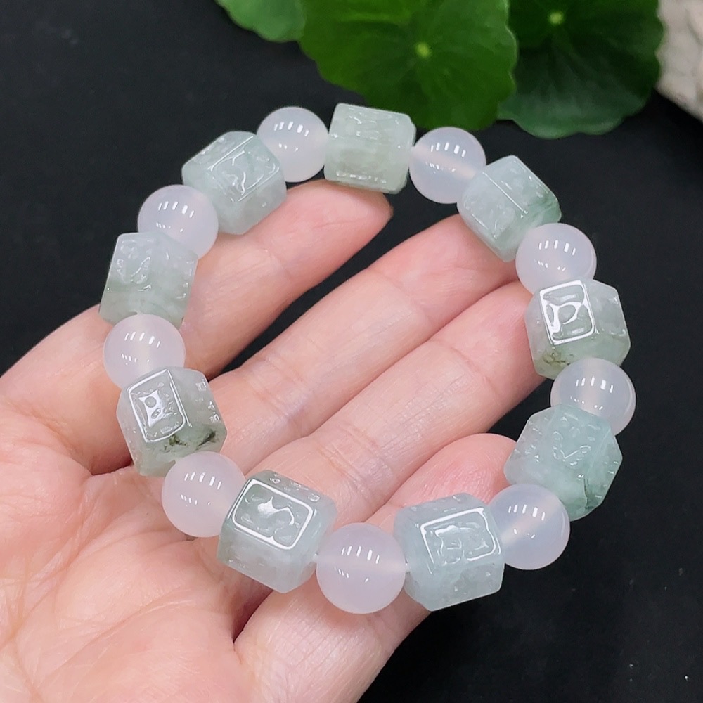 F28288351 Jadeite bracelet  Total weight approx. 40g (with non-A grade beads)