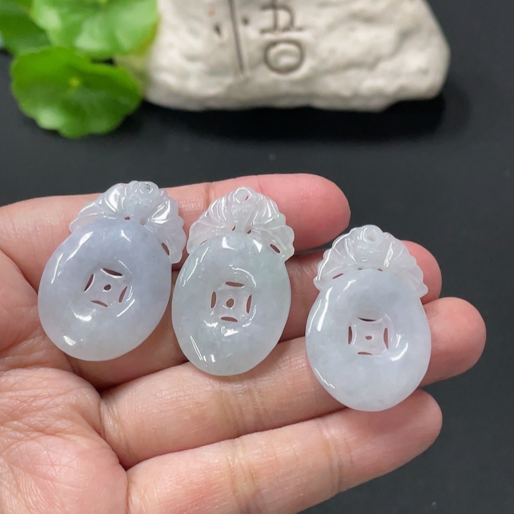 F35145523 Jadeite Pendant Antique Plaque Sell as a Lot