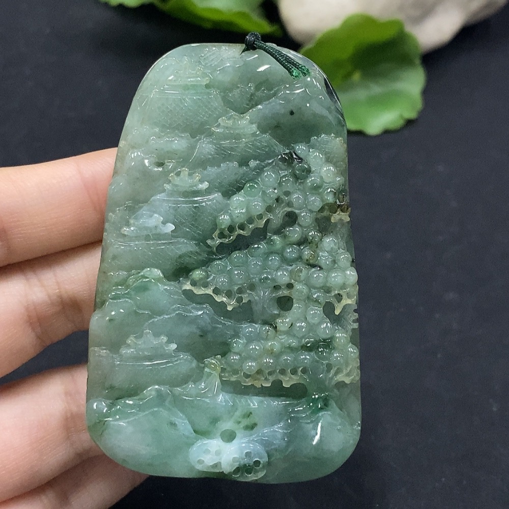 F30515723 jade landscape pendant