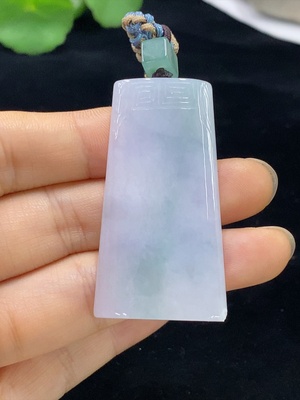 F32789582 Jadeite Antique Pendant, Total Weight Approx. 24.69g (including rope weight)