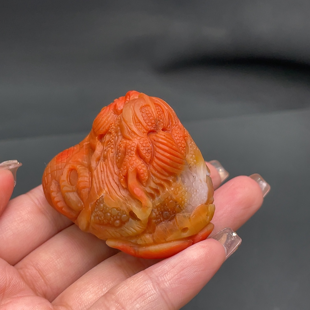 C14537414 South Red Agate Pendant Approx. 112.05g