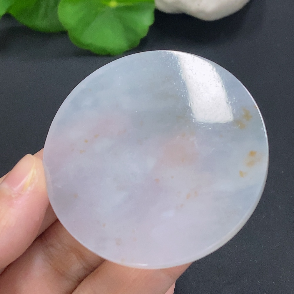 F27058059 Jadeite Plain Pendant Mounting Piece Total Weight Approx. 38.2g