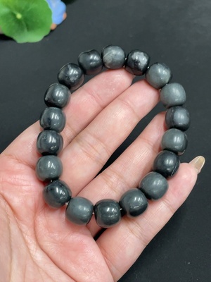 H31677581 Hetian Jade Bracelet, Approx. 11.7mm, Total Weight Approx. 51g