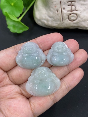 F46596302 翡翠挂件 一手走