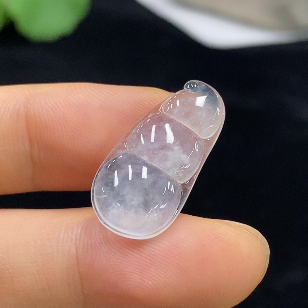 F33836168 Jadeite Lucky Bean Pendant