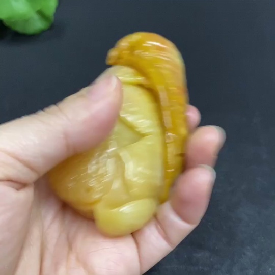 H30505426 Shoushan Stone Handheld Piece  'Flowers Blooming and Wealth Flourishing'  Total Weight Approx. 157.8g