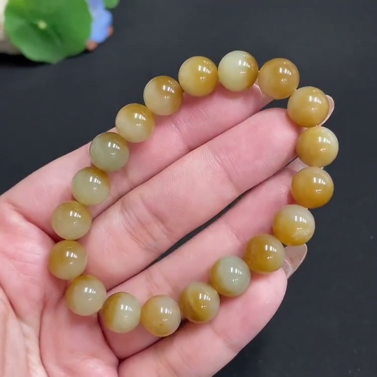 H32737468 Hetian Jade Bracelet, Approx. 9.8mm, Total Weight Approx. 28.8g