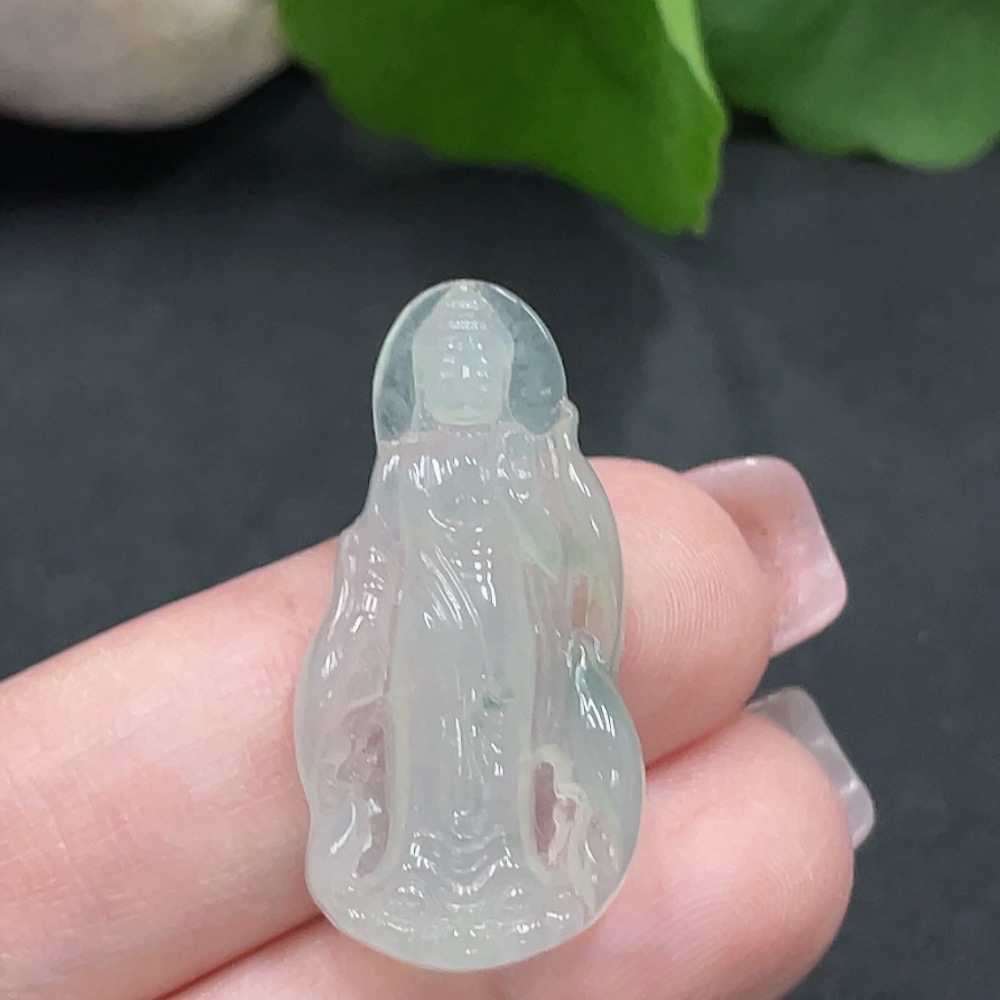 F18971297 Jadeite Buddha Pendant Total Weight 3.365g