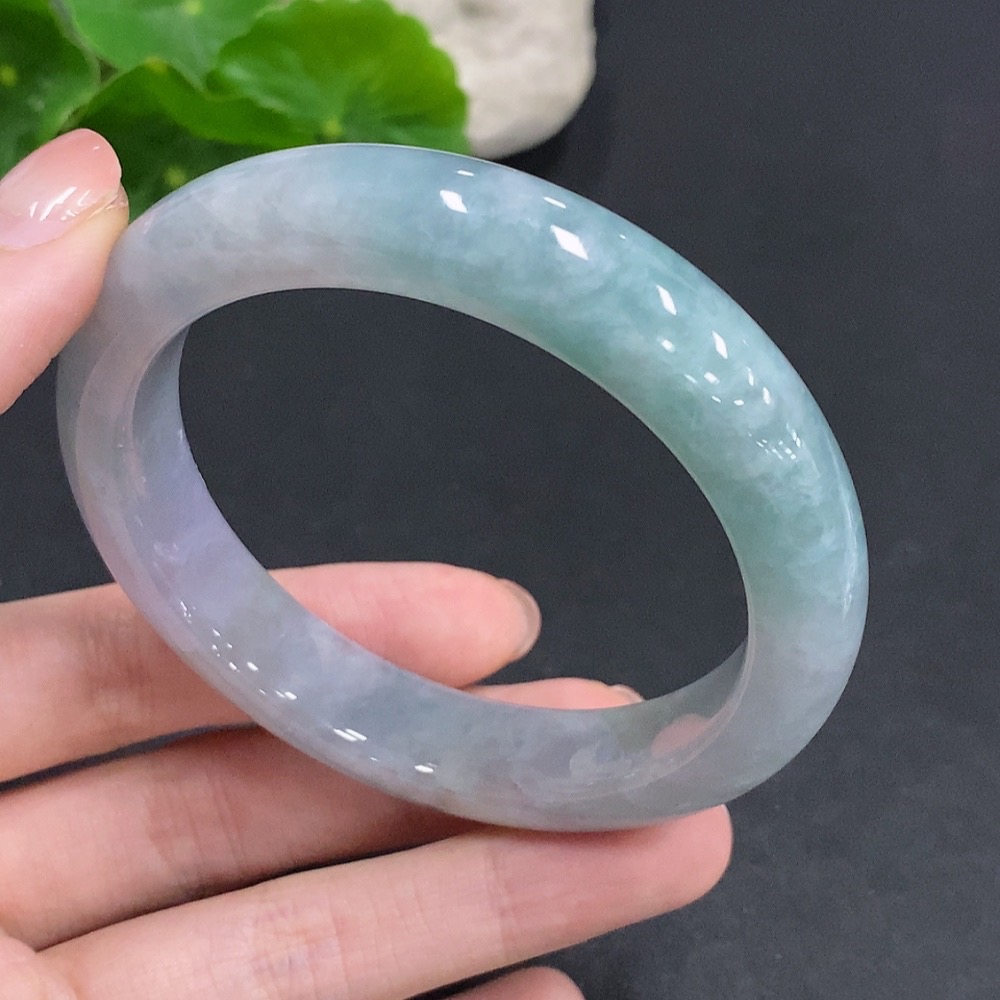 F35107526 Jadeite Round Bracelet Total Weight Approx. 70g Size 59