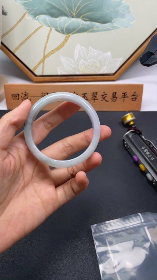 F34968884 Jadeite Round Bracelet, Total Weight Approx. 45.1g, Size 56