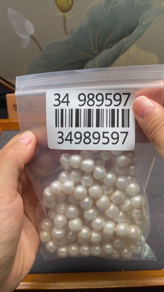 C34989597 Pearl Bead Necklace Total Weight Approximately 177.21g Size About 9.8mm