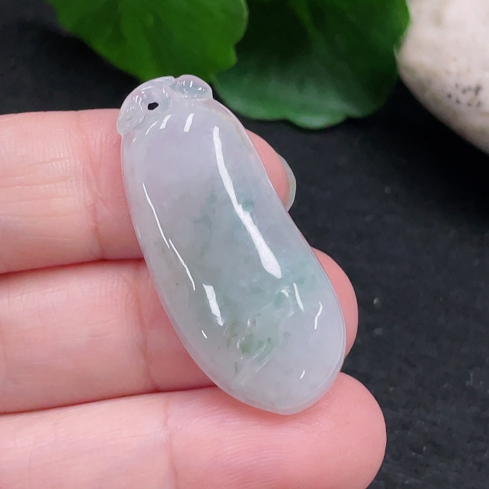 F33828297 Jadeite Fu Gua Pendant, Total Weight Approx. 4.86g