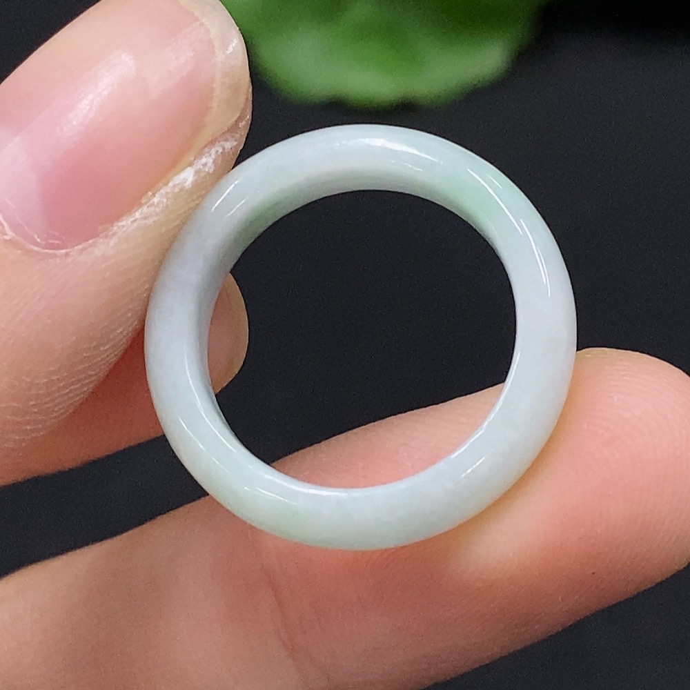 F34996119 Jadeite Ring Size 12 Total Weight Approx. 2.55g