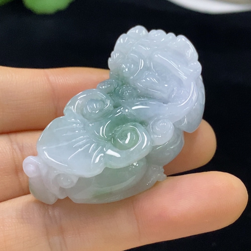F32790003 Jadeite Pixiu Pendant Total Weight Approx. 36.95g
