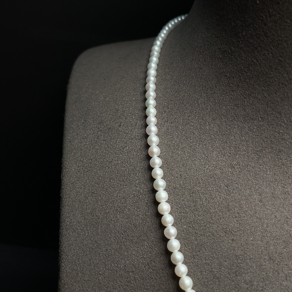 C29370555 Pearl Necklace Non-Gold Total Weight Approx. 9.76g Stone Size 3.6mm Non-Natural Accent Stones Considered