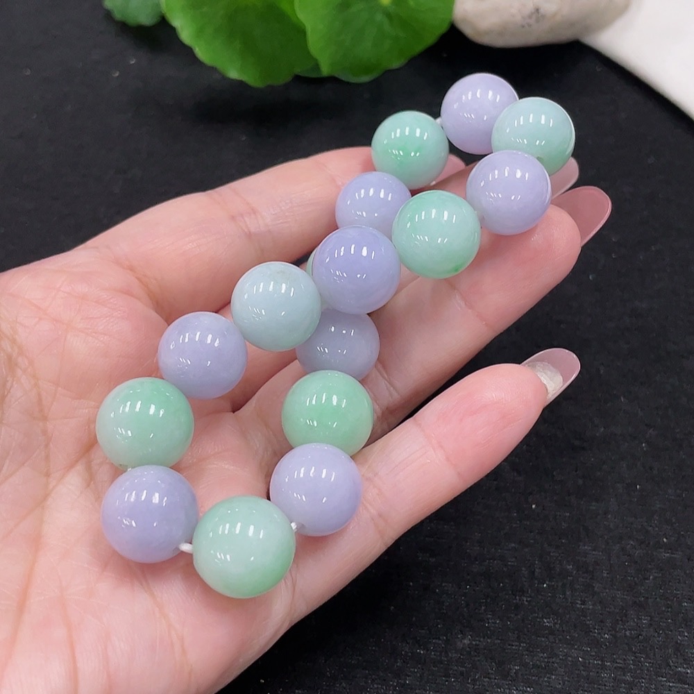 F32773953 Jadeite Beaded Bracelet Approx.13mm Total Weight Approx.60.5g