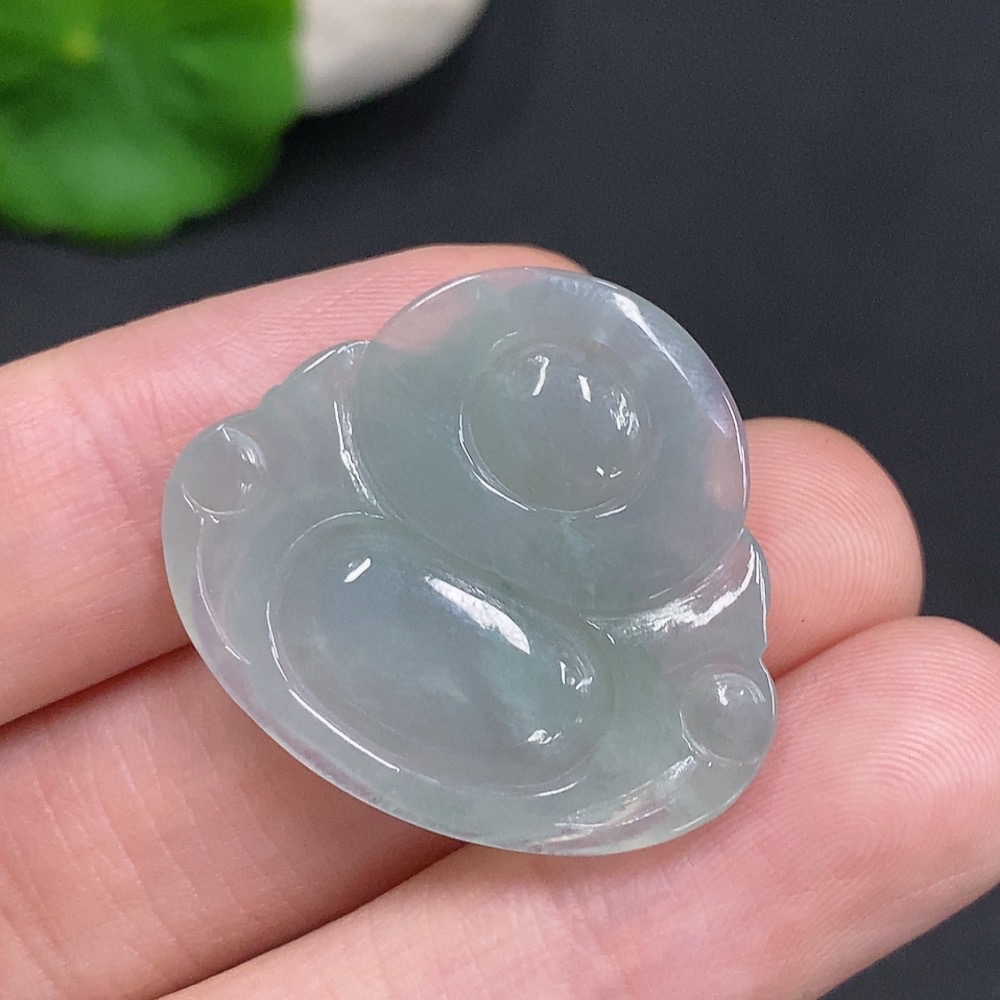 F33906564 Jadeite Buddha Pendant, Total Weight Approx. 5.1g
