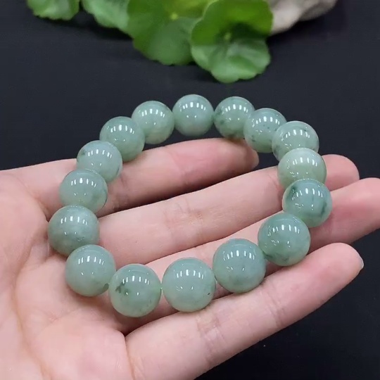 F35090976 Jadeite Bracelet Size 12mm Approx. Total Weight about 46.58g