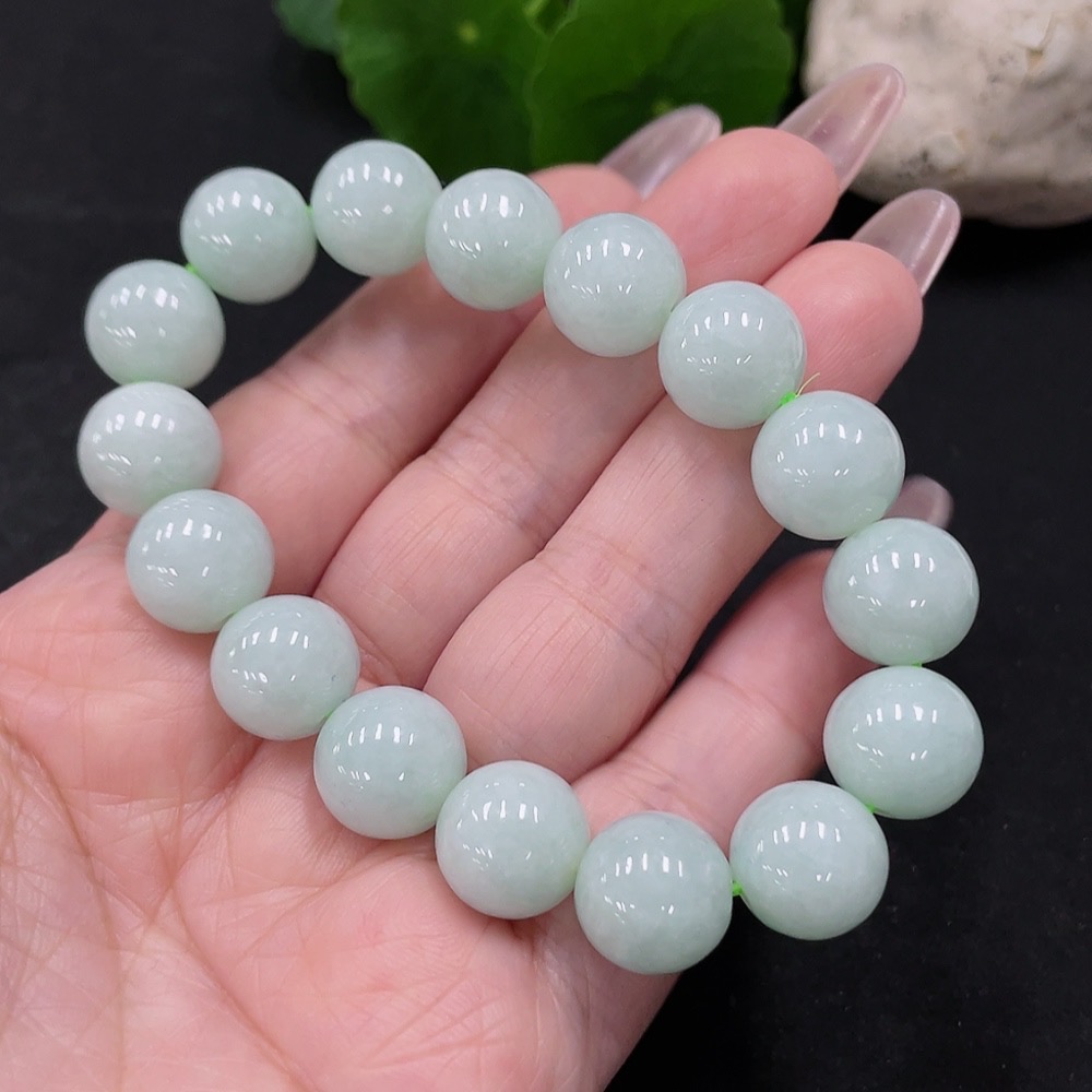 F35082327 Jadeite Bracelet, Approx. 12mm, Total Weight Approx. 47.9g