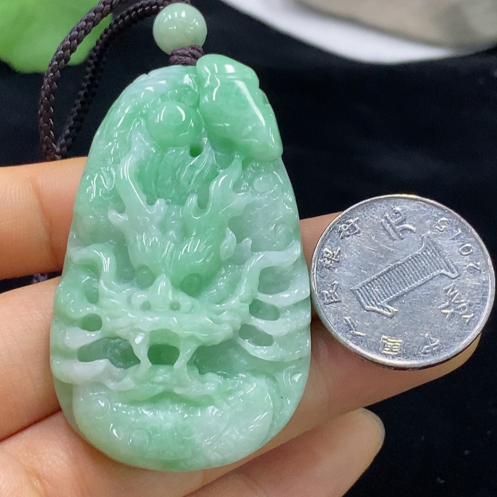 F33835385 JadeiteDragon Pendant
