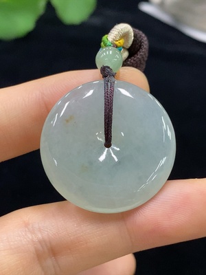 F31649607 JadeitePendant Peace Knot with Cord, Total Weight Approx. 12.15g