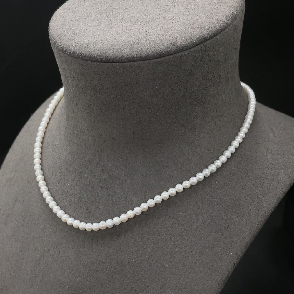 C20286806 Pearl Necklace Non-Gold Setting Total Weight Approx. 9.47g Size Approx. 4.0mm