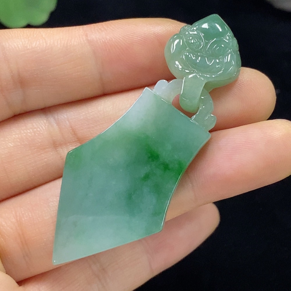 F28235516 Jadeite Pendant Total Weight Approx. 15.47g