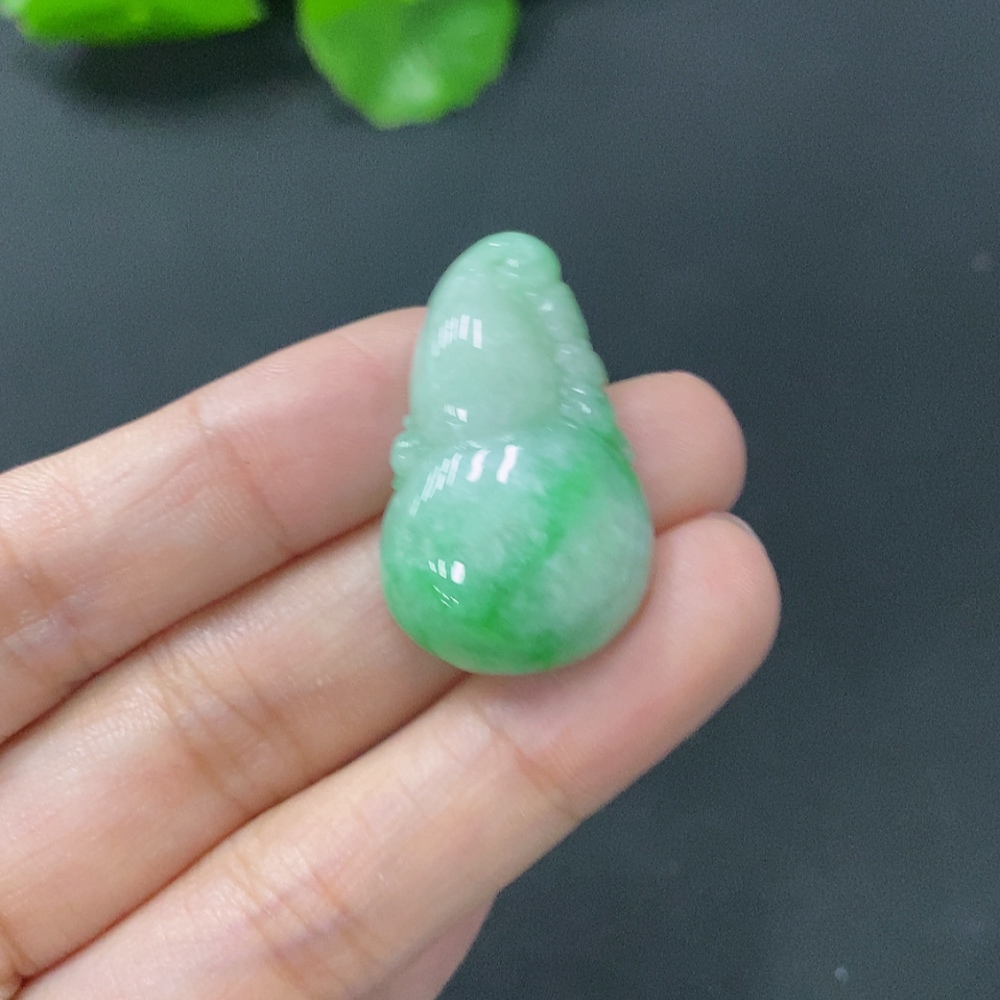 F29350443 Jadeite Pendant Gourd Total Weight Approx. 7.84g