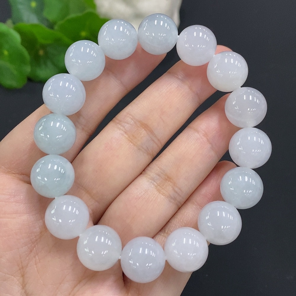 F34071083 Jadeite Bracelet Approx. 12.6mm Total Weight Approx. 57.09g