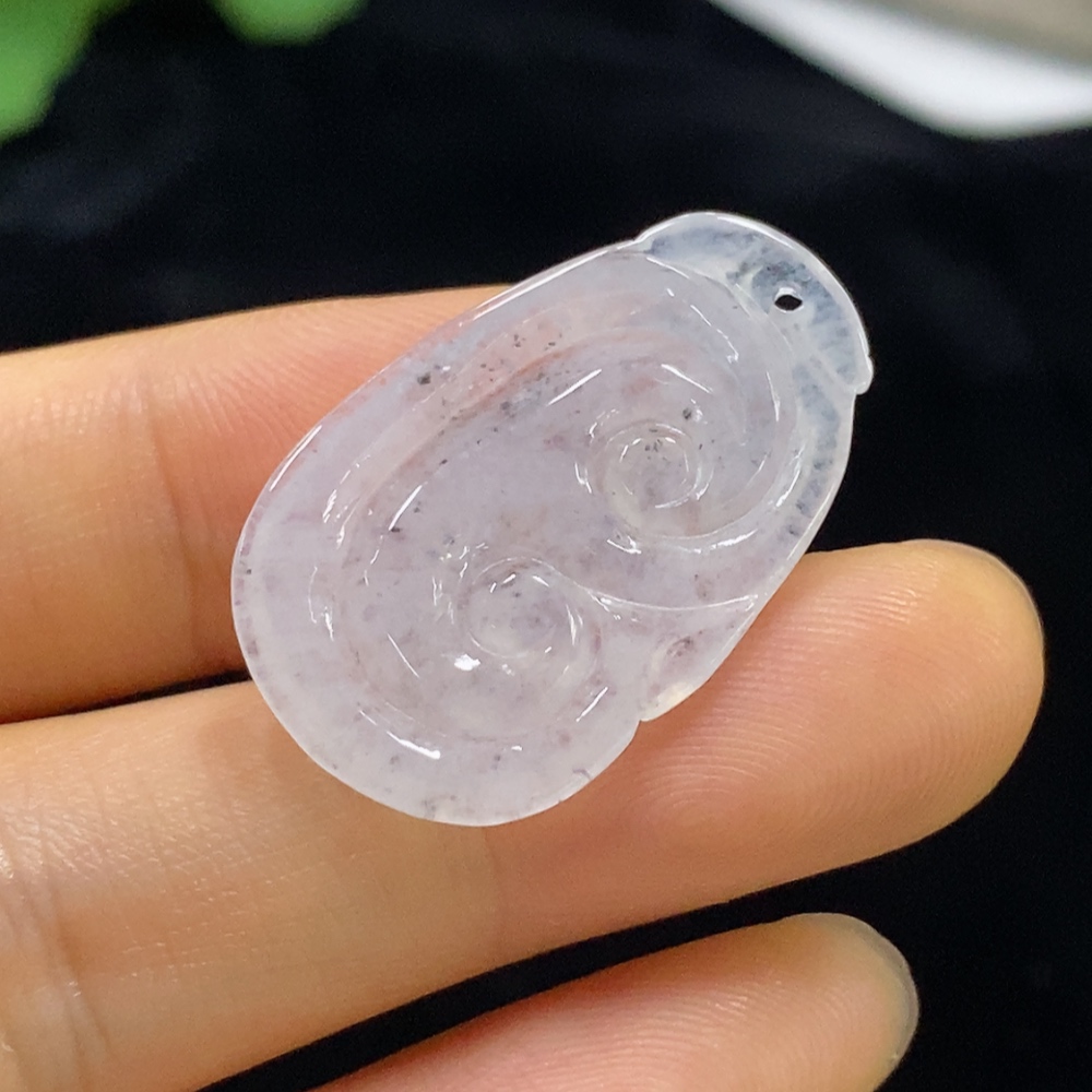 F34949153 Jadeite Ruyi Pendant Total Weight: Approx. 3g