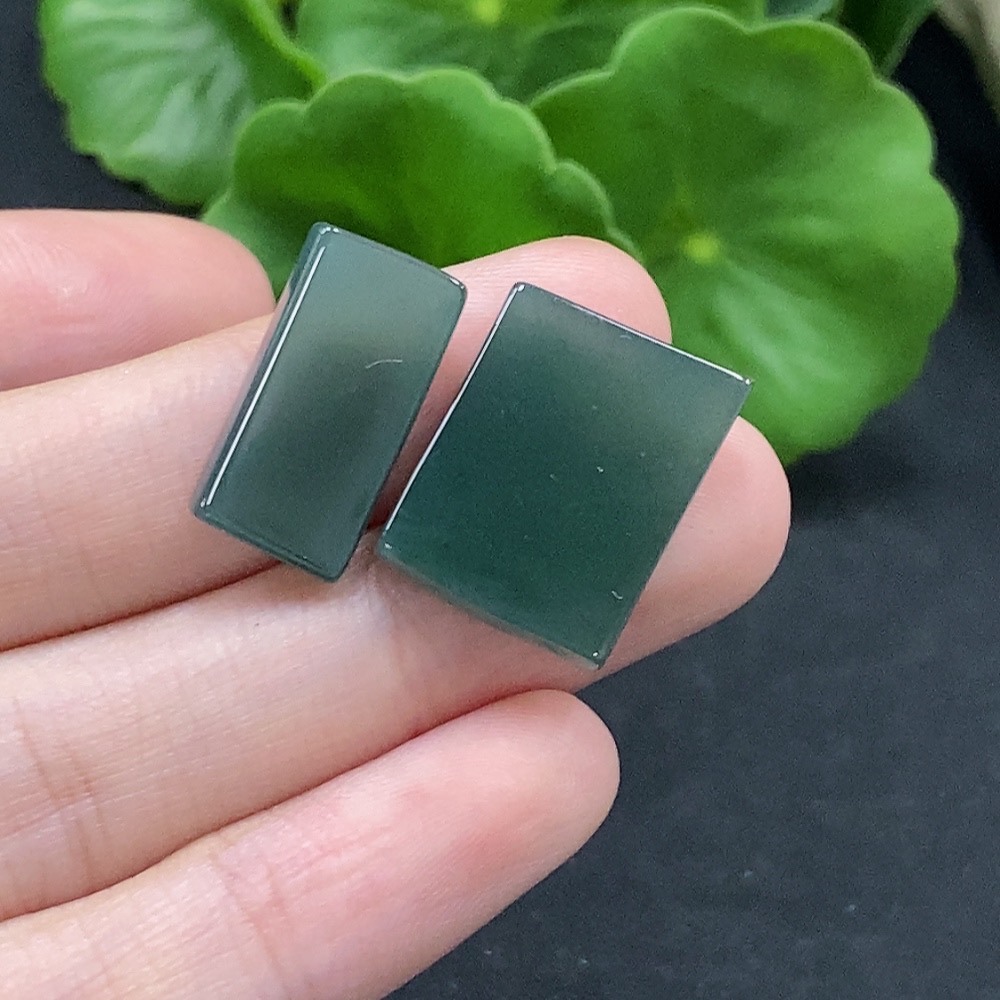 F34056864 Jadeite Inlaid Pieces Sell as a Lot