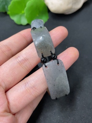 H41919424 和田玉手串 配珠非和田玉  货品总重约33.2g